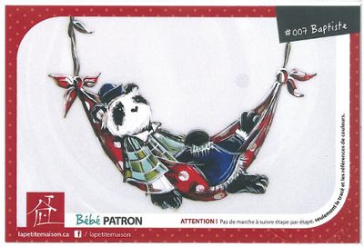 Baptiste le panda #007-GC (Français)