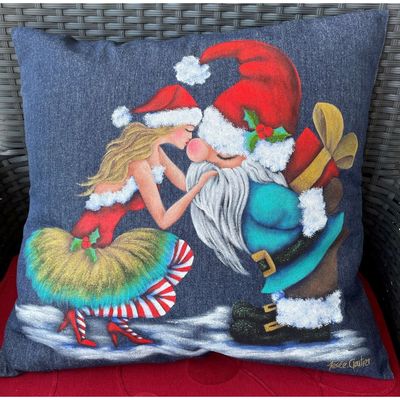 Housse de coussin Mignonne fête Noël V
