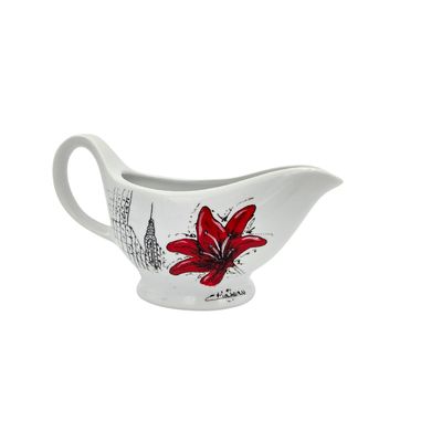 Gravy boat Un Lys à New York par Carole Majeau Gravy boat Un Lys à New York par Carole Majeau
