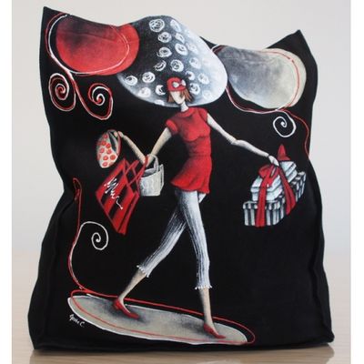 Sac d'épicerie La Magasineuse par Josée Cloutier