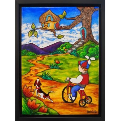 Tableau Sur mon p'tit bicycle