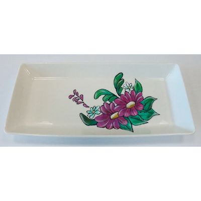 Assiette de service Ensemble floral