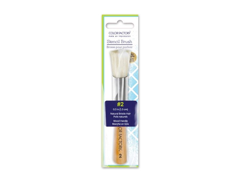 Stencil Brush #2, 1/2" (1.3cm)