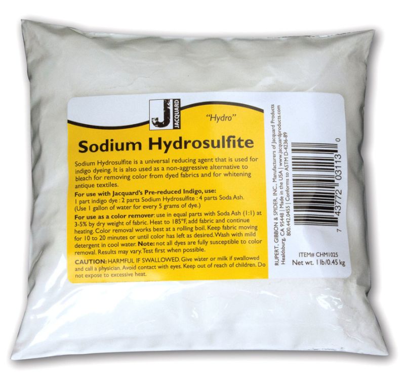 Hydrosulfite de sodium 1lb / 0.45kg CHM1025 - Jacquard Hydrosulfite de sodium 1lb / 0.45kg CHM1025 - Jacquard