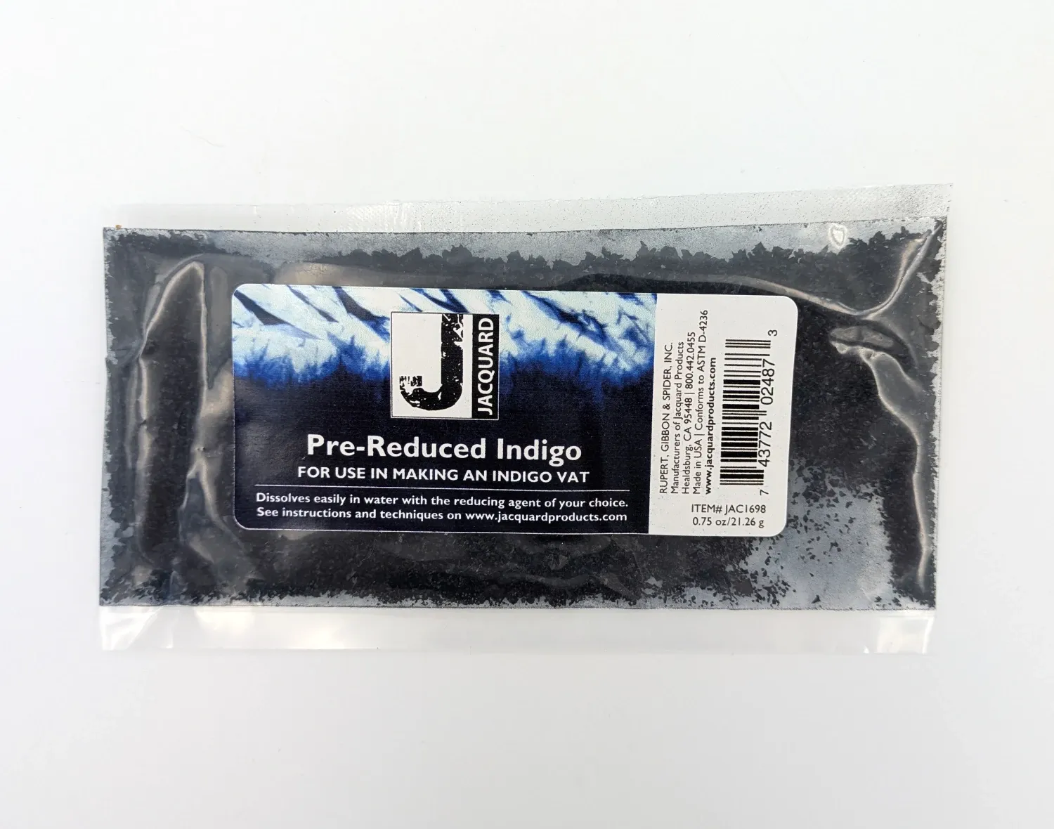 Pre-Reduced Indigo - Jacquard Pre-Reduced Indigo - Jacquard, Size: 0.75oz / 21.26g