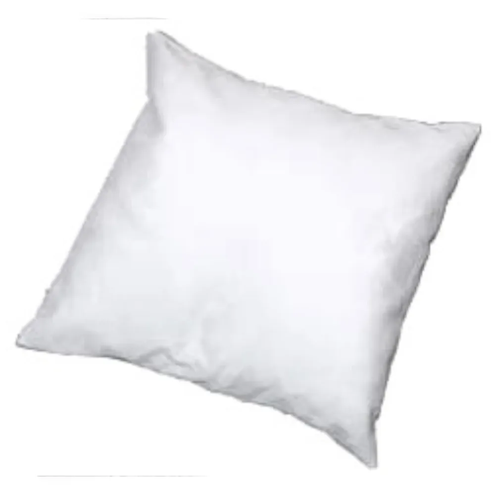 Cache-coussin carré en coton blanchie 18 Cache-coussin carré en coton blanchie 18"X18"