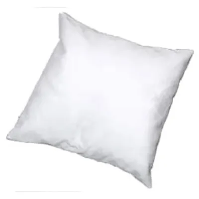 Cache-coussin carré en coton blanchie 18 Cache-coussin carré en coton blanchie 18"X18"