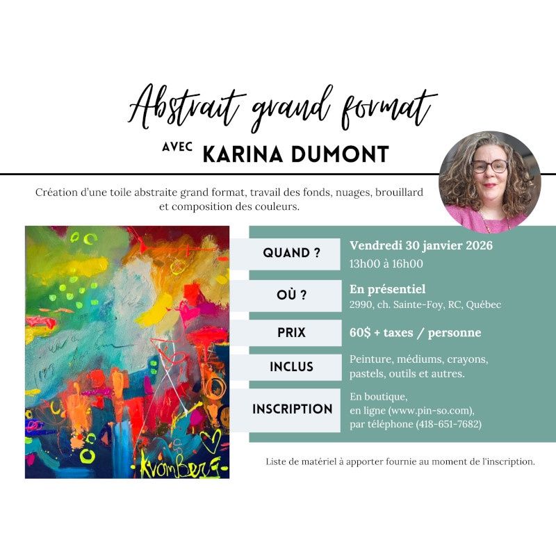 2026-01-30 Abstrait grand format - Karina Dumont