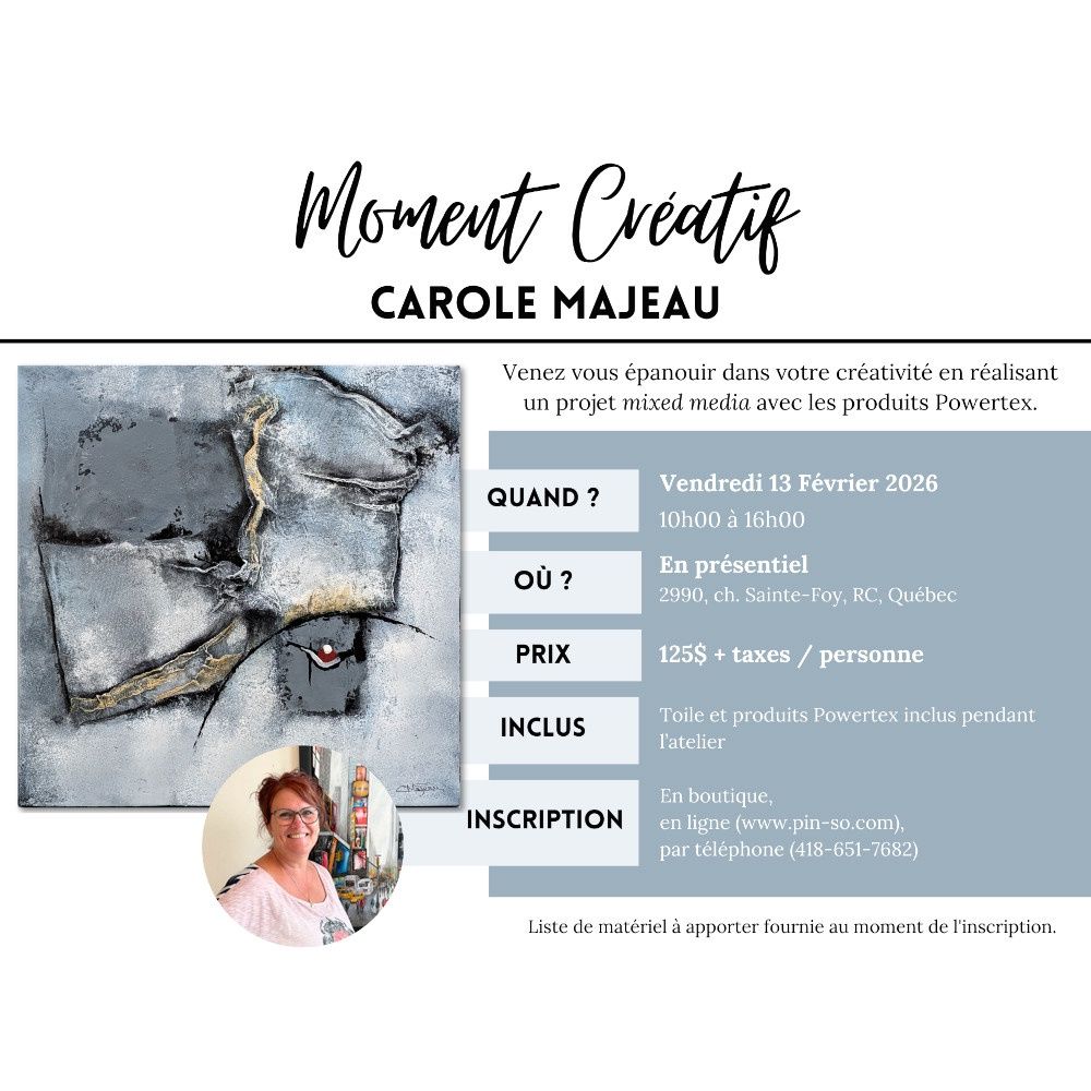 2026-02-13 Moment Créatif- Carole Majeau