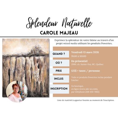 2026-03-13 Splendeur Naturelle - Carole Majeau