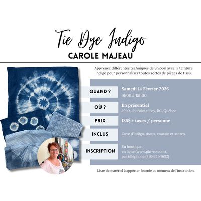 2026-02-14 Tie Dye Indigo - Carole Majeau