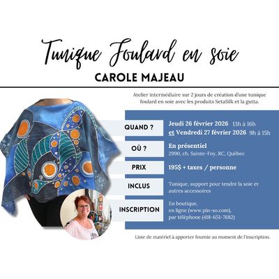 2026-02-26 Tunique Foulard en soie - Carole Majeau