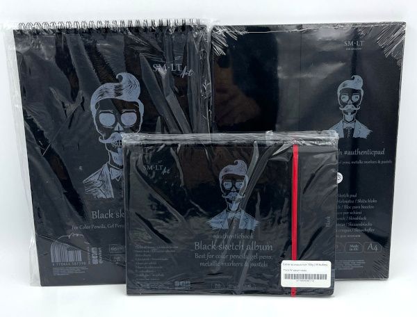Cahier à croquis noir 165g (30 feuilles) Cahier à croquis noir 165g (30 feuilles)