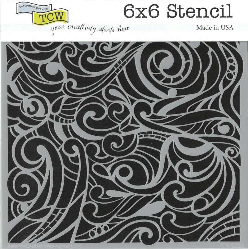 Stencil Swooshes 6"x6" TCW1086s