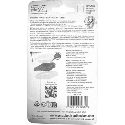 E-Z Runner Ultra Refill – Ultra-strong double-sided adhesive tape (8mm x 13m) by Scrapbook Adhesives by 3L