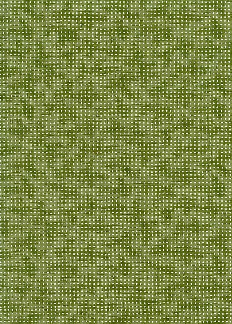 Papier Chiyogami 802C 9 Papier Chiyogami 802C 9"x12" - Motifs géométriques avec points blancs sur fond vert