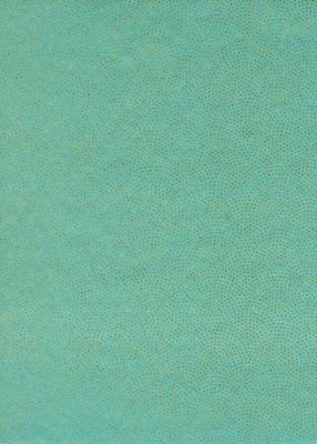 Chiyogami 808C 9 Chiyogami 808C 9"x12" Paper - Geometric patterns with gold dots in a semicircle on a turquoise background