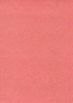 Papier Chiyogami 807C 9"x12" - Motifs géométriques avec points or en demi cercle sur fond rose