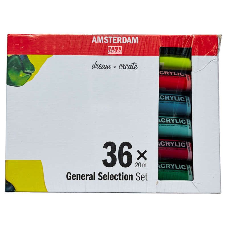 Ens. Peinture acrylique standard Amsterdam 36x20ml Ens. Peinture acrylique standard Amsterdam 36x20ml