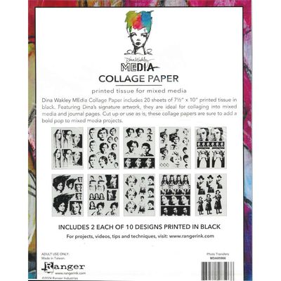 Papiers à collage - Photo Transfers (20 feuilles) 7.5"x10" Ranger