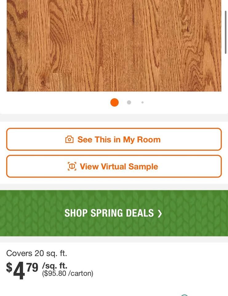 Bruce Plano Marsh Oak 3/4 in. T x 2-1/4 in. W Smooth Solid Hardwood Flooring