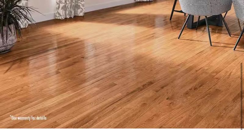 Bruce Plano Marsh Oak 3/4 in. T x 2-1/4 in. W Smooth Solid Hardwood Flooring