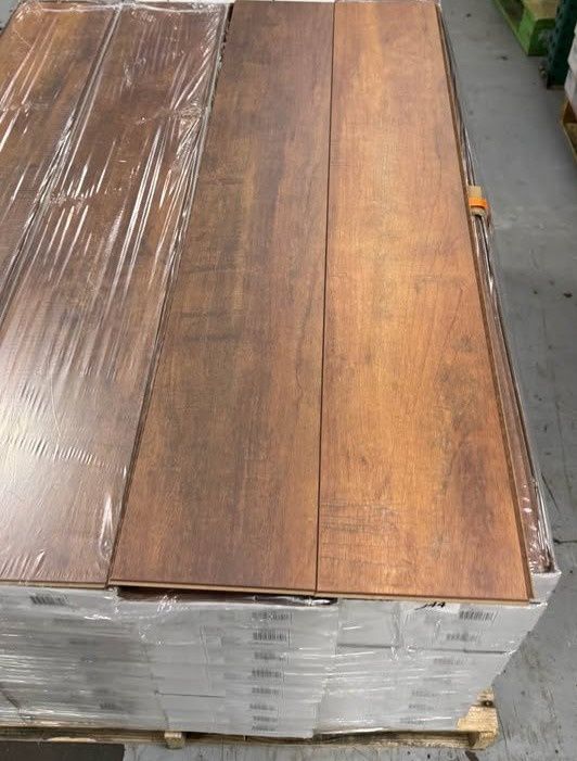 Branford Cherry 12mm T x 8.03 in W Waterproof Laminate Wood Flooring