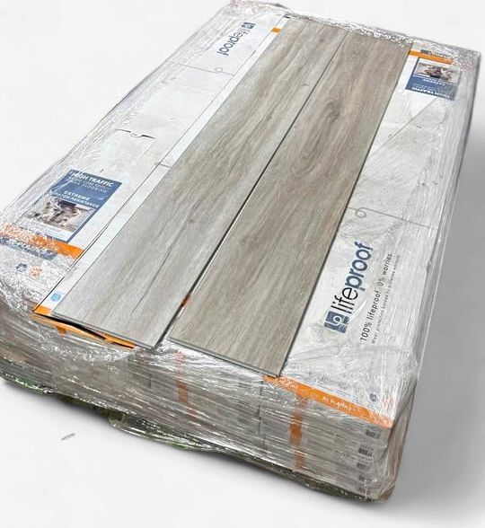 Lifeproof Webb Creek Hickory 22 MIL x 8.7 in. W x 59 in. L Waterproof Click Lock Luxury Vinyl Plank