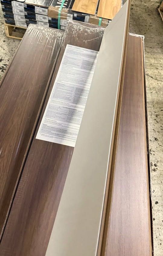 Millside Hickory 12 mm T x 8 in. W Waterproof Laminate Wood flooring