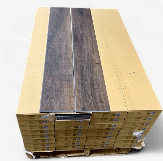 Wayne Canyon Oak 20 MIL x 7 in. W x 48 in. L Waterproof Click Lock Luxury Vinyl Plank Flooring