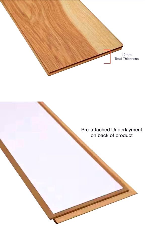 Pergo Outlast+ Arden Blonde Hickory 12 mm T x 6.1 in. W Waterproof Laminate Wood Flooring