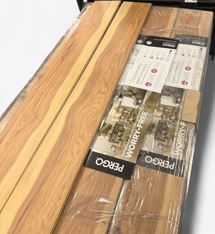 Pergo Outlast+ Arden Blonde Hickory 12 mm T x 6.1 in. W Waterproof Laminate Wood Flooring