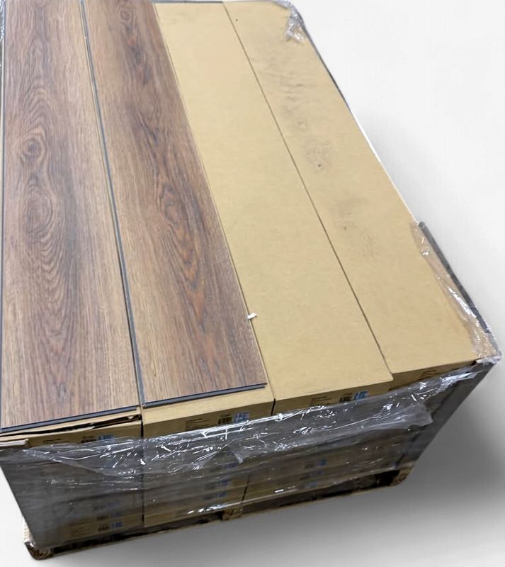 Tolleson Oak 12 MIL x 7 in. W x 48 in. L Waterproof Click Lock Luxury Vinyl Plank Flooring