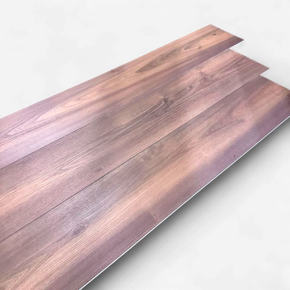 Rigid Core 22 mil/6mm waterproof click lock vinyl planks with padding attached made in