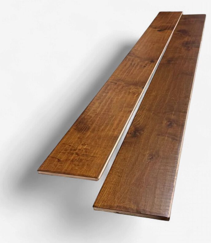 Maple Auburn Forest 9/16 in. T x 7.5 in. W Wire Brushed Engineered Hardwood Flooring