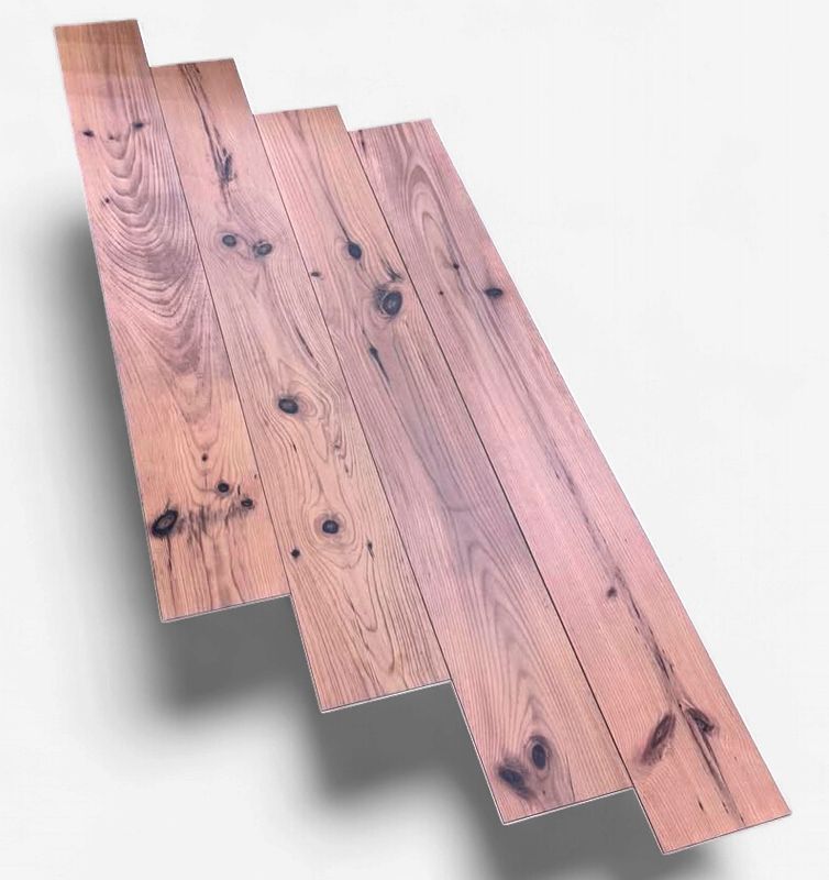 Knotty pine luxury vinyl planks click lock waterproof