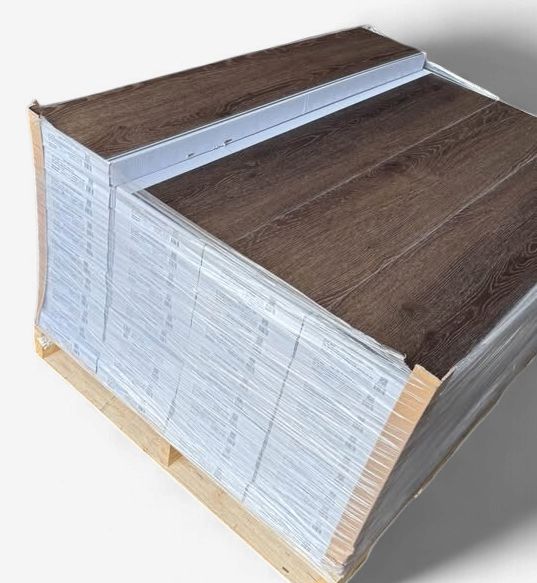 Abilene medium oak 100% waterproof vinyl flooring with pad attached 20 mil /6mm