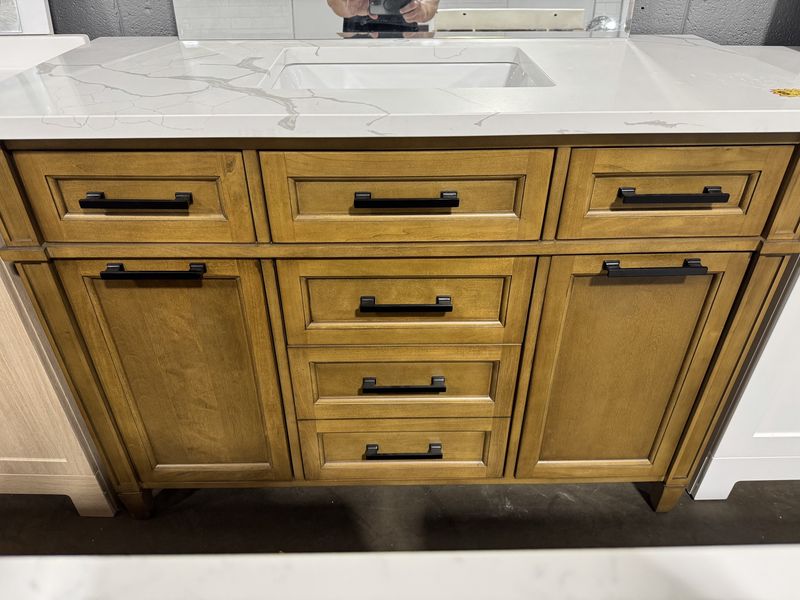 Tahoe 49 in. X 22 in. Bathroom Vanity With Custom Quartz Sink Top