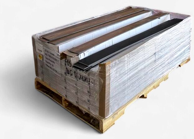 Pocatello 20 mil/5mm waterproof vinyl flooring with padding attached