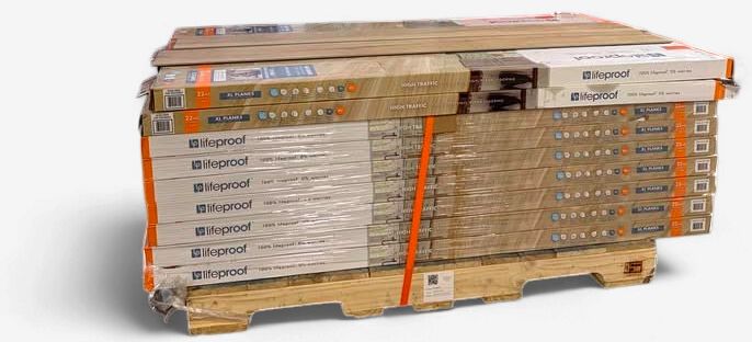 Lifeproof water proof vinyl flooring 6.5mm 22 mil wear Bailey’s Beach Oak