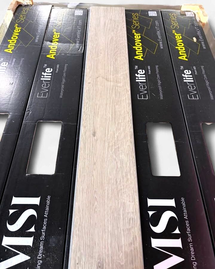 Andover-Daria Umber7,  5 mm 20 mil waterproof vinyl flooring