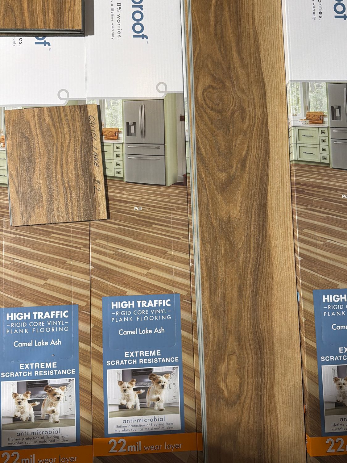 LifeProof Camel Lake Ash 22 MIL Vinyl Flooring