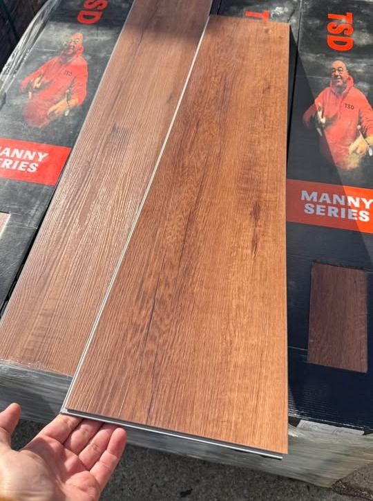 Vintage walnut 22 mil 8 mm waterproof vinyl flooring