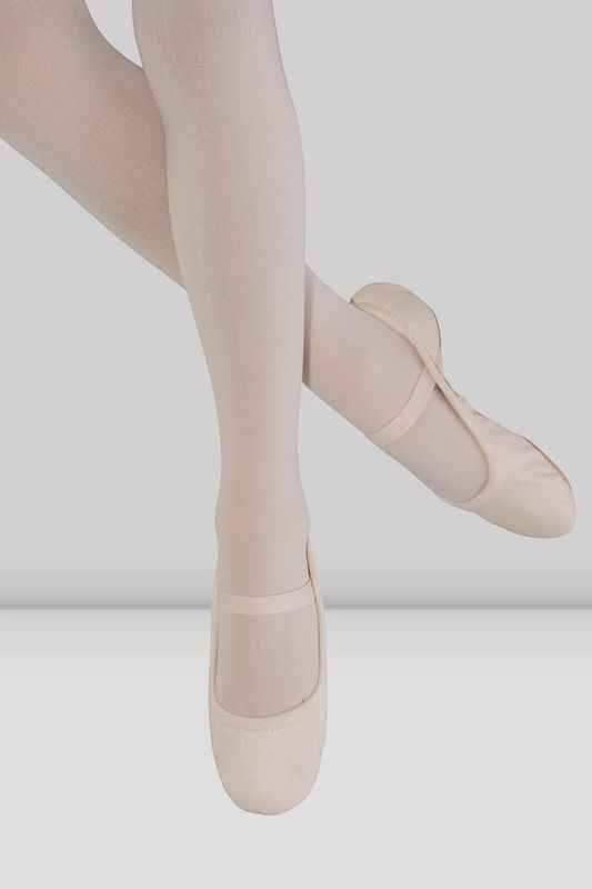 Giselle Leather Ballet Shoe - Theatrical Pink