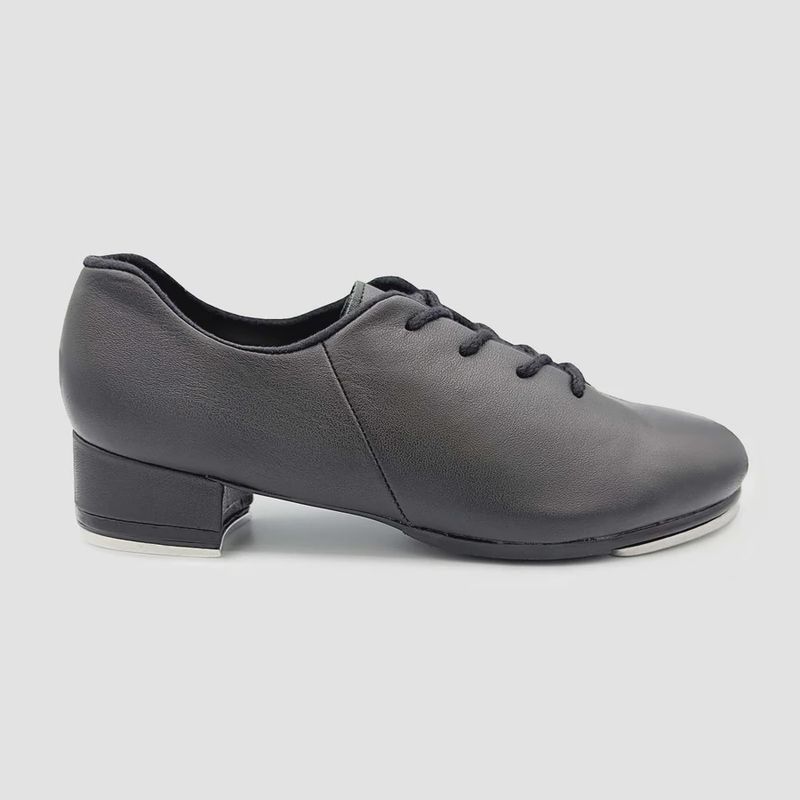 Tate Adult Leather Tap Shoe with Notched Heel