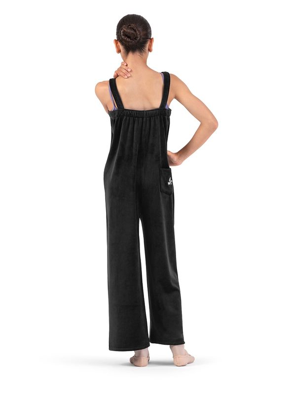 Susan Velvet Jumpsuit/ Iconic Pocket Onesie - Child