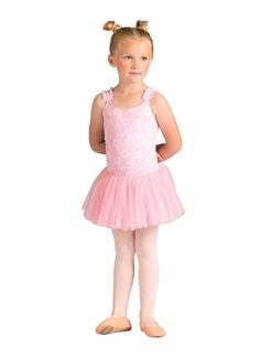 Child Chelsea Ruffle Floral Dress Leotard
