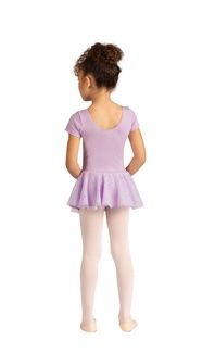 Child Madeline Glitter Skirt Short Sleeve Dress Leotard