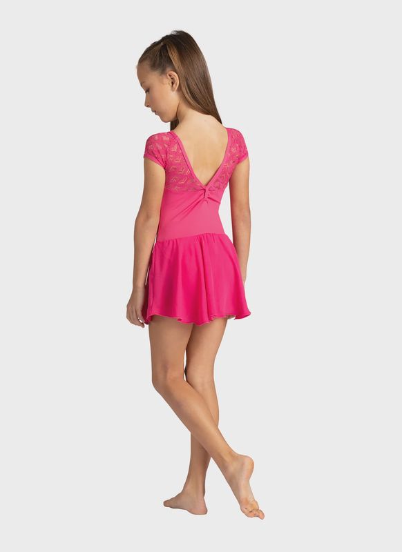 Child Nicole Cap Sleeve Dress Leotard