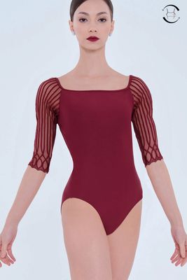 NEREA Leotard w 3/4 Sleeve